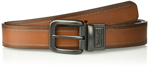 Image of Levi's Leather Men's Levis 40Mm Reversible Belt With Brushed Silver Buckle