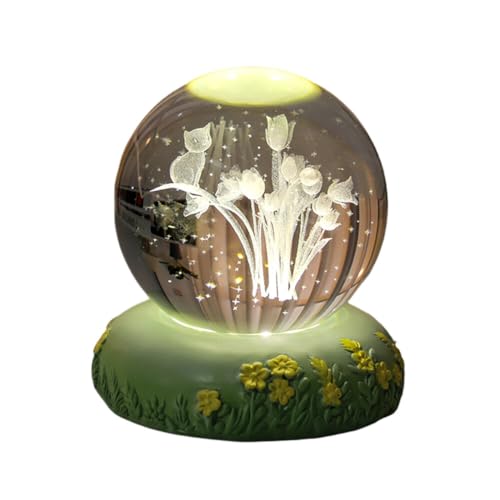 Lámpara de Mesa Bola de Cristal 6 cm LED USB miniatura 2