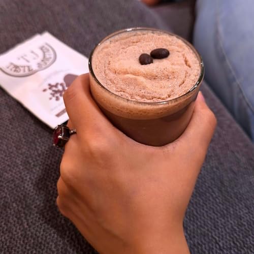 Image of Taste Junction Iced /Hot Chocolate Mix | Hazelnut & Coffee | Assorted Pack | 6 Sachets | <0.2G Sugar | Belgian Chocolate