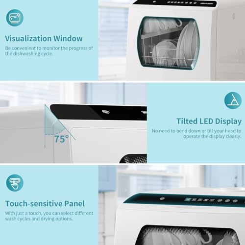 Airmsen TDQR03 Portable Countertop Dishwashers thumb #6
