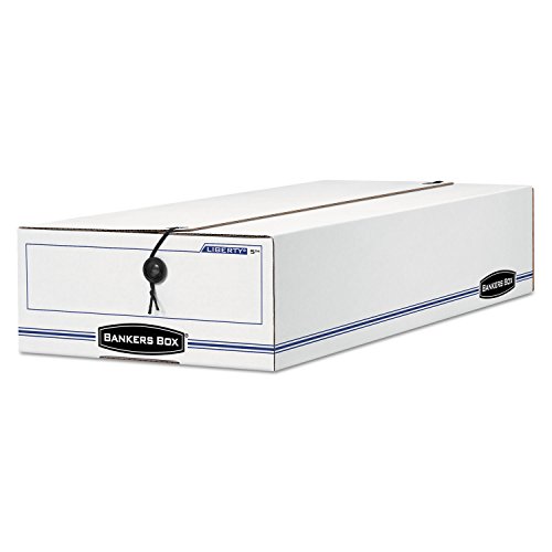 Bankers Box 00002 Check/Deposit Slip Size Storage Box, 9 x 23 x 4, 12/Carton