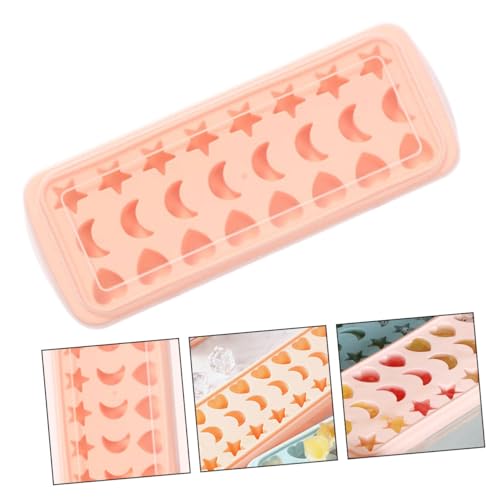 Molde para cubitos de hielo VICASKY silicona rosa miniatura 6
