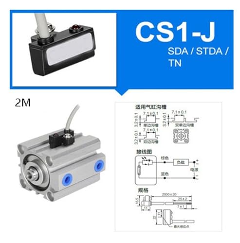 Sensor magnético de proximidad cilindro neumático SMC A54 2