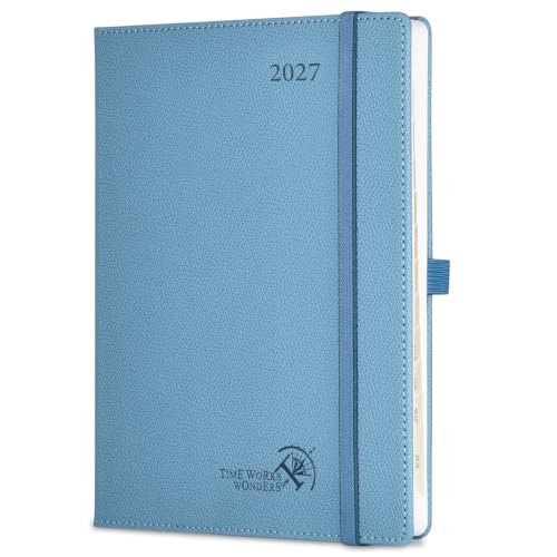 Planificador 2027 POPRUN CETLO7-AME agenda de oficina anual con espiral