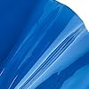 ONEART | 12 Gauge Clear Tinted Plastic Vinyl, 16"x48" See Through Vinyl Fabric-Navy Blue #2