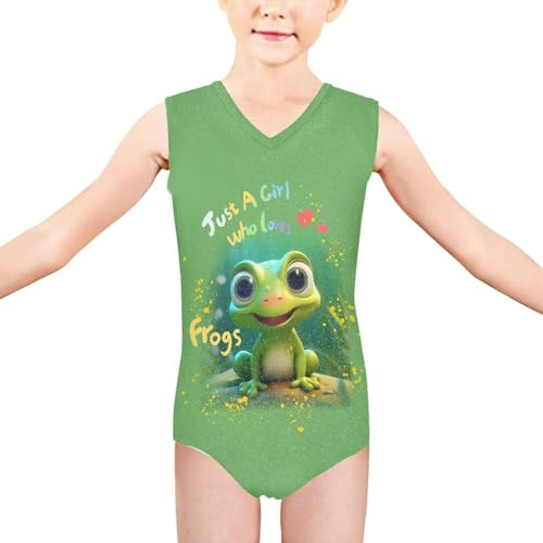 Image of Mumeson Girls One Piece Swimsuits Lightweight V-Neck Swimwear Bathing Suits for Little Girls 3-14 Years