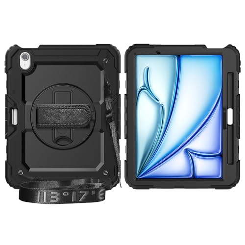 Etui 4 w 1 do Apple iPad Air 11 2024 M2 11 cali os?ona zewn?trzna ochrona + stojak + pasek do noszenia