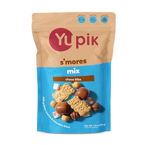 Yupik S'Mores Mix, 5.3 Oz, Chocolatey Delight, Blend of Marshmallows,