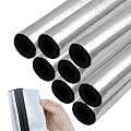 4PCS Pipe Insulation Foam Tube,Self Adhesive Exterior Pipe Insulation Wrap Pipe Freeze Protection Aluminum Foil Pipe Covers for Outdoor Winter Irrigation Sprinkler Spigot Isolation(1.3Ft*0.6Inch)