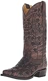 Schlupfschuh. Stetson Desiree Snip Westernstiefel für Damen, Braun (braun), 36 EU