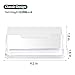 MaxGear Clear Business Card Holder Acrylic Business Card Display Cards Holder Business Card Stand for Desk Plastic Business Card Holder, Fits 50-60 Business Cards Capacity, 4 Pack