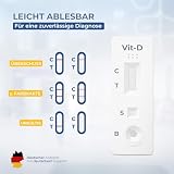 Vitamin-D Selbsttest für Zuhause – IVD Schnelltest zur Eigenanwendung – Ergebnis in ca. 10 Minuten – 2 Tests pro Set