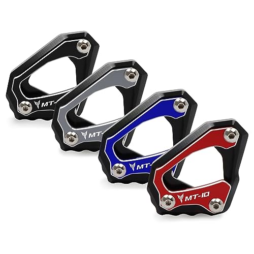 Béquille latérale moto instable ? Solution pad d'extension CNC pour MT-10 et R1M