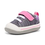See Kai Run Stevie II INF - First Walker Shoe for Infants, Gray/Pink, Infant 4