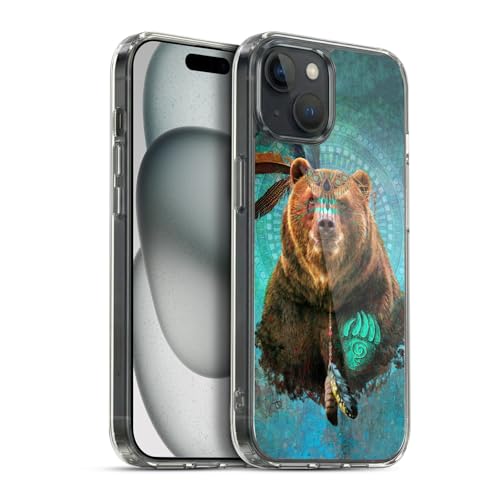 Carcasa de Gel para iPhone 15 Plus Funda Oso Jena DellaGrottaglia Flexible