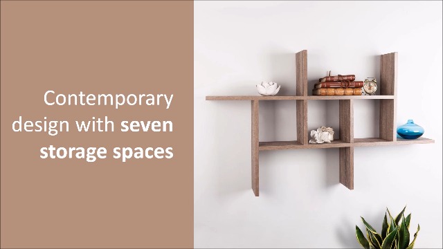 Amazon.com: Danya B. Cantilever Cubby Decorative Modern Wall Mount