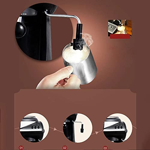 GaoF Kaffeemaschine mit Milchaufschäumer, 2-Wege-Kaffeemaschine für K-Cup Pods Gemahlener Kaffee und Schaum für… – Bild 5