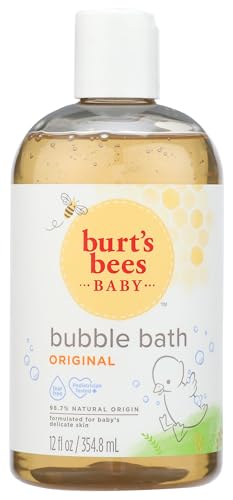 Burt’s Bees Baby Bubble Bath, Tear Free Baby Wash, 12 Fluid Ounces