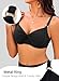 Women's Underwire Bikini Top - Push Up Swimsuit Top Only Twist Front Bathing Suit 2025 Retro Swim Bra Black XXL