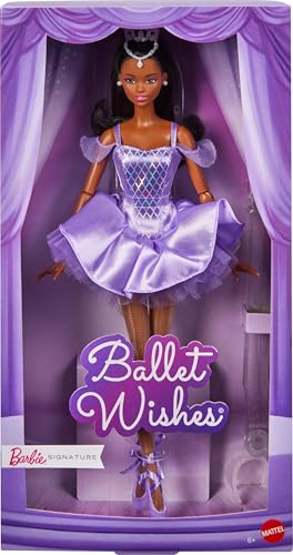 Barbie Signature Ballet Wishes Doll with Black Ponytail Hair - image 6