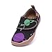 UIN Kids' Fashion Sneaker Colorful Painted Art Funny Walking Casual Loafers Universe (2Y)