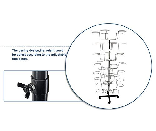 Hat Display - Hat Racks - Winter, Baseball, Cowboy, Womens, Mens, Baby - Hard Durable Hat Stand Rack - 7 Tier 35 Hats #TOP2