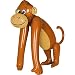 Funny Inflatable Jumbo Monkey Summer Swimming Party Water Toy and Pool Decoration, Vinyl, 43"