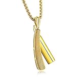 Metalltyp: Titan. Anhängergröße: 66 mm. Kettenlänge: 600 mm. Halskette Typ: Ketten Halsketten. Geschlecht: Männer.