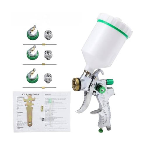 Genérico Accesorios para aerógrafos Airbrush Spray Airbrush Professional HVLP 600ml 1.4/1.7/2.0mm Boquilla Airbrush Mini Spray Airbrush Pistola de Pintura Kit de Pintura Inicio DIY