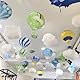 30cm Papierlaterne Runde, Weiß Papierlampion Heißluftballon Papierlaterne Deko Ballon Lampenschirm für Hochzeit Feier Geburtstag Party