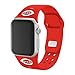 Game Time Cincinnati Reds Silicone Sport Watch Band Compatible with Apple Watch (38/40/41mm Red)