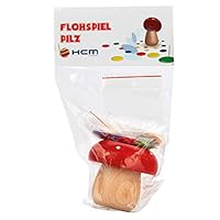 Algopix Similar Product 12 - HCM? 107020 Tiddlywinks Wooden Mushroom
