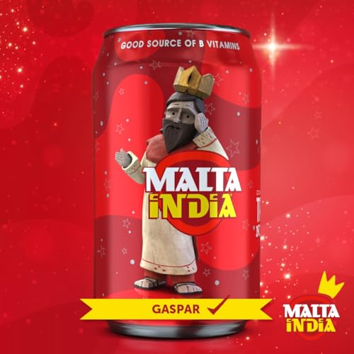 Image of Malta India - Malt Beverage Non Alcoholic Original from Puerto Rico, 8 Ounce (Pack of 6) - Packaging may vary