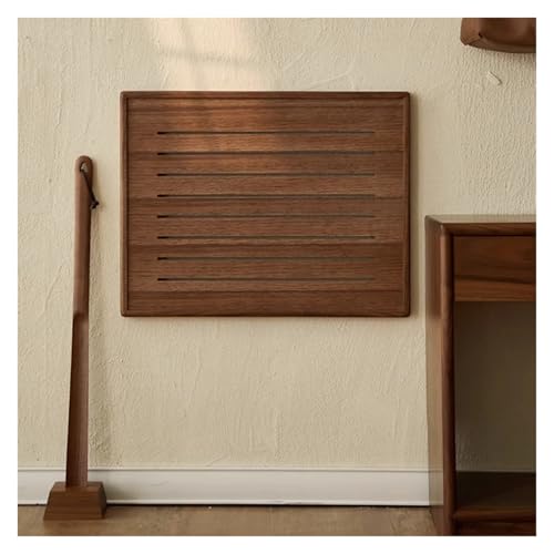 Coffret électrique mural en hêtre pour cacher une peinture disgracieuse de salon