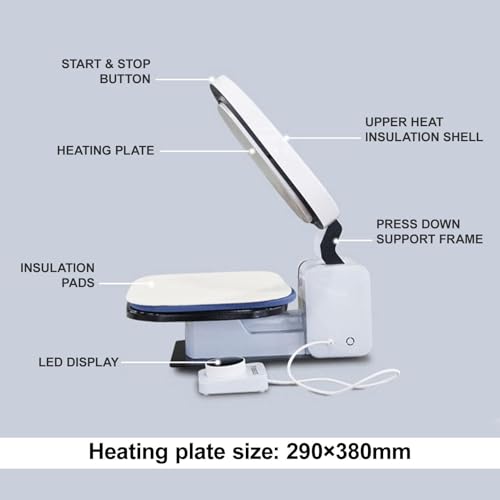 Heat Press Machine para Sublimación y Transfer en Camisetas miniatura 5