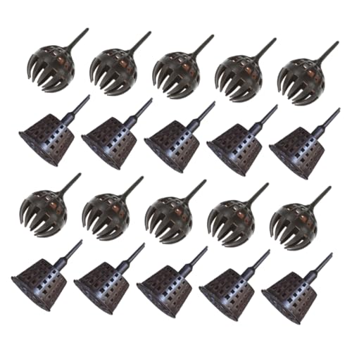 TOYZFRIENDY 20 Piezas Caja de Fertilizante para Bonsái Contenedor de Plástico Resistente con Tapa para Jardinería Fertilizante para Suculentas Cactus y Plantas Pequeñas Exteriores
