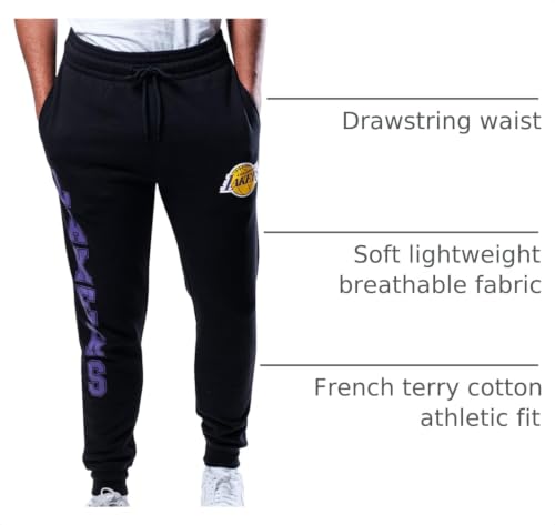 Image of Ultra Game Men's NBA Official Super Soft Team Jogger Sweatpants