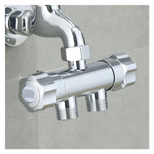 Grifo de latón de pared doble G1/2 con diseño compacto y alta resistencia para baño 7