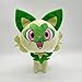 Japan Movie Anime Cat Sprigatito Green Fox Peluche, Poke Peluche, Animali di Peluche, Anime Plushies, Regalo per Bambini | Sprigatito da 10 pollici