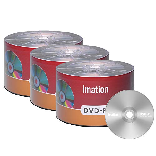 150 Pack Imation Dvd-R 16X 4.7Gb/120Min Branded Logo Blank Media Recordable Movie Data Disc #TOP28