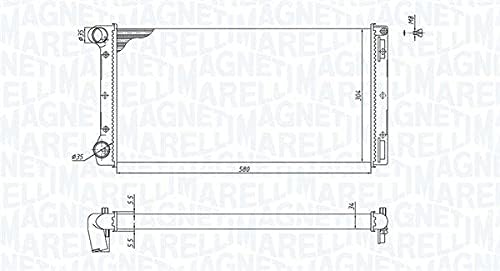 Magneti Marelli BM168 chłodnica silnika