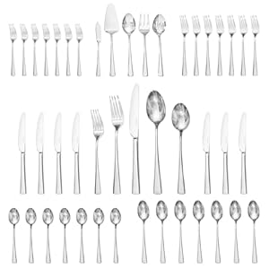 KINGSTONE Silverware Set for 8, 45-...