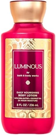 Bath and Body Works Luminous Super Smooth Body Lotion Sets Gift For Women 8 Oz (Luminous)