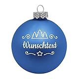 🎄 PERSÖNLICHE WEIHNACHTEN - Die personalisierbaren Glaskugeln sind ein Hingucker für jeden Weihnachtsbaum. Eine besondere persönliche Note für die heimische Christbaum Deko zu Weihnachten und Heilig Abend.