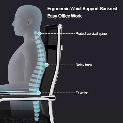 Chaise de bureau ergonomique confortable dossier salle de conférence