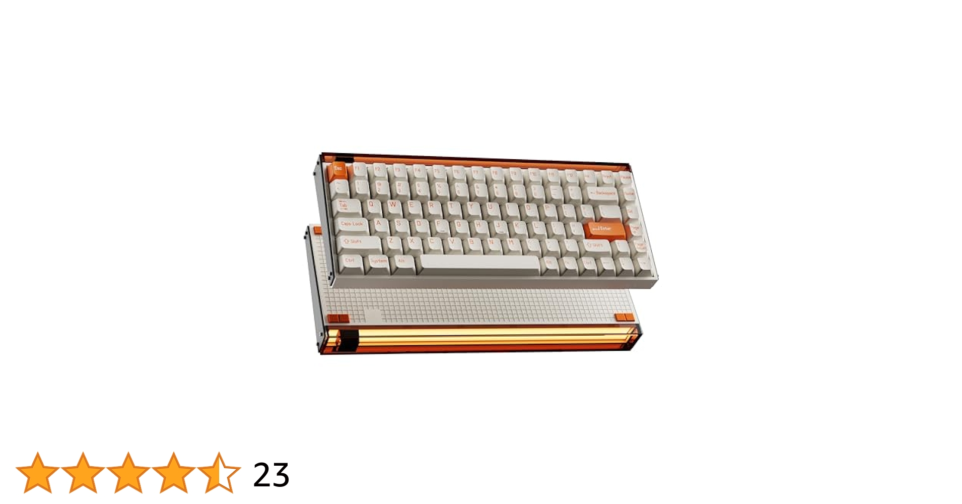 Amazon | MelGeek MADE84 Pro 有線キーボード、US英語配列