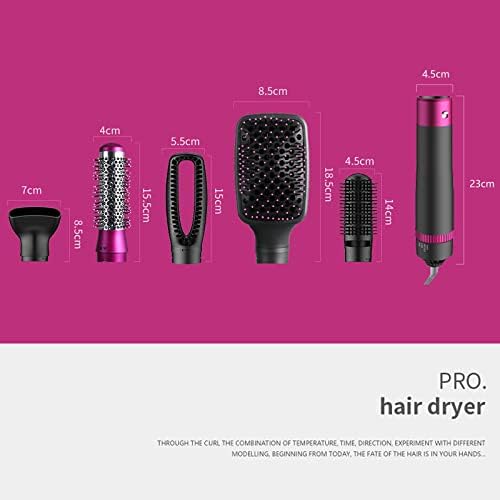 TANSHINE Hot Air Brush Kit 5 in 1, Hair Dryer Brush Negative Ionic
