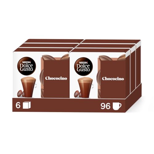 Nescafé Dolce Gusto Chococino - Chocolat - 96 Capsules (Pack de 6 boîtes x 16) ( Packaging may vary )