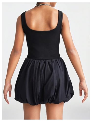 Floerns Girl's Y2k Mini Bubble Dress Sleeveless Puffy Short Party Dresses3