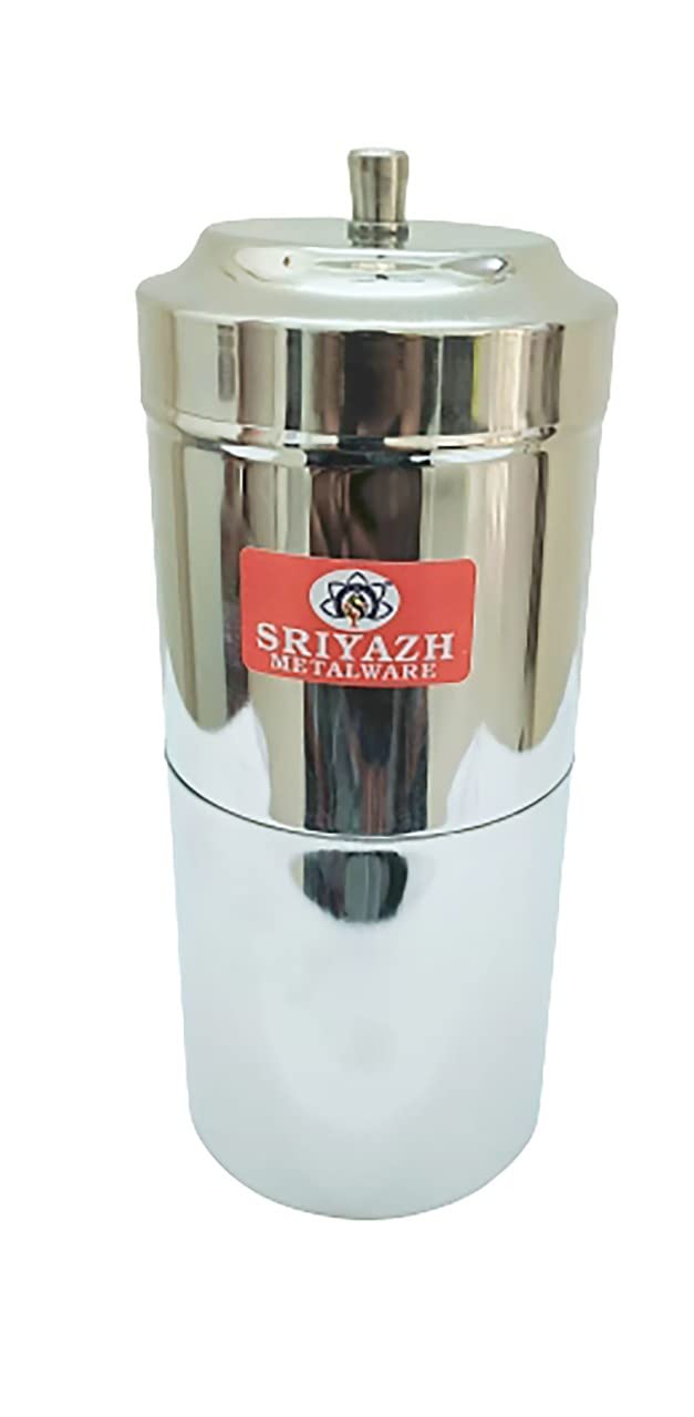Sriyazh Metalware Stainless Steel Coffee Filter Size 1 (200ml)(B-62mm,H-161mm)-picture-16